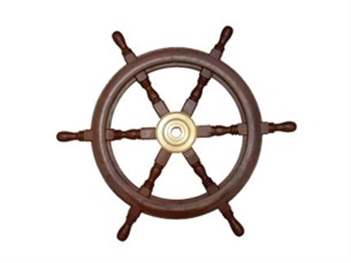 Ahşap dümen simidi 508mm