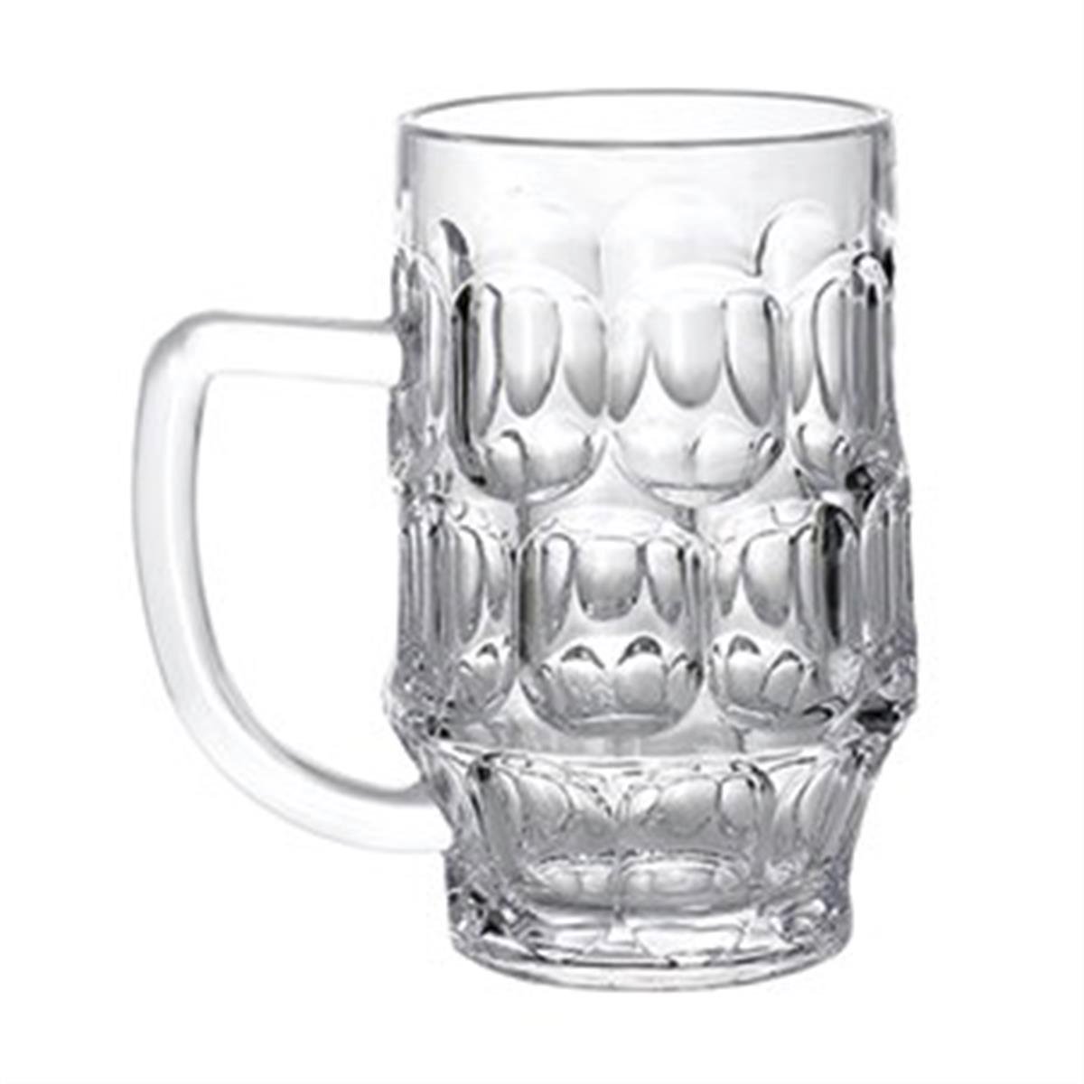 Bira bardağı, kulplu, 500 cl, polikarbonat. 2set