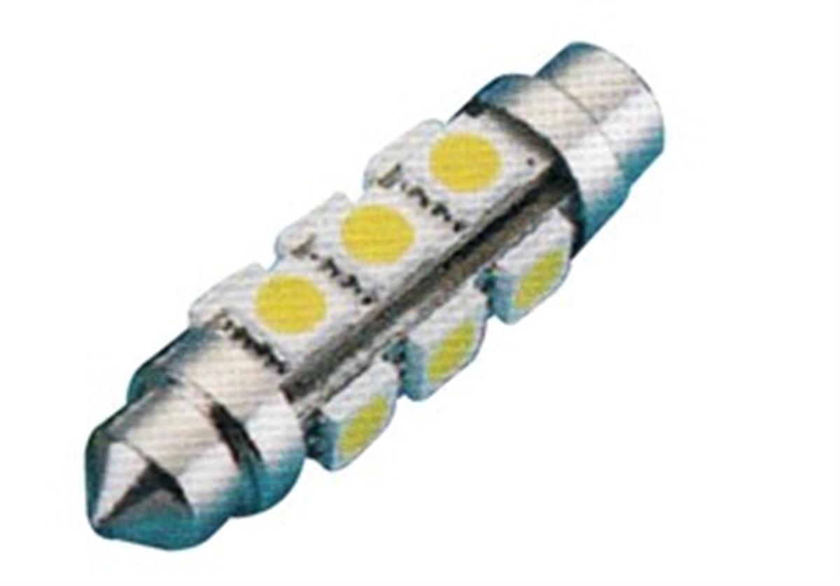 Led sofit ampul 8ledli 12v 10x36mm