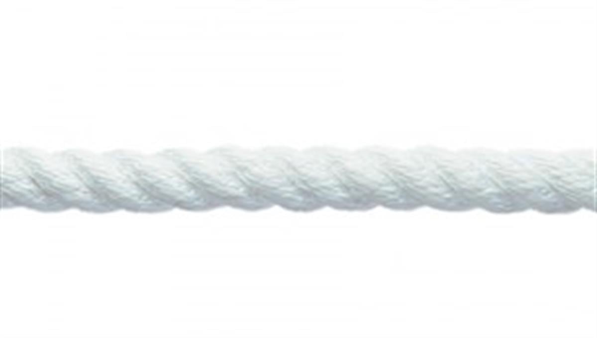 Polyester örgü halat, beyaz, 14mm