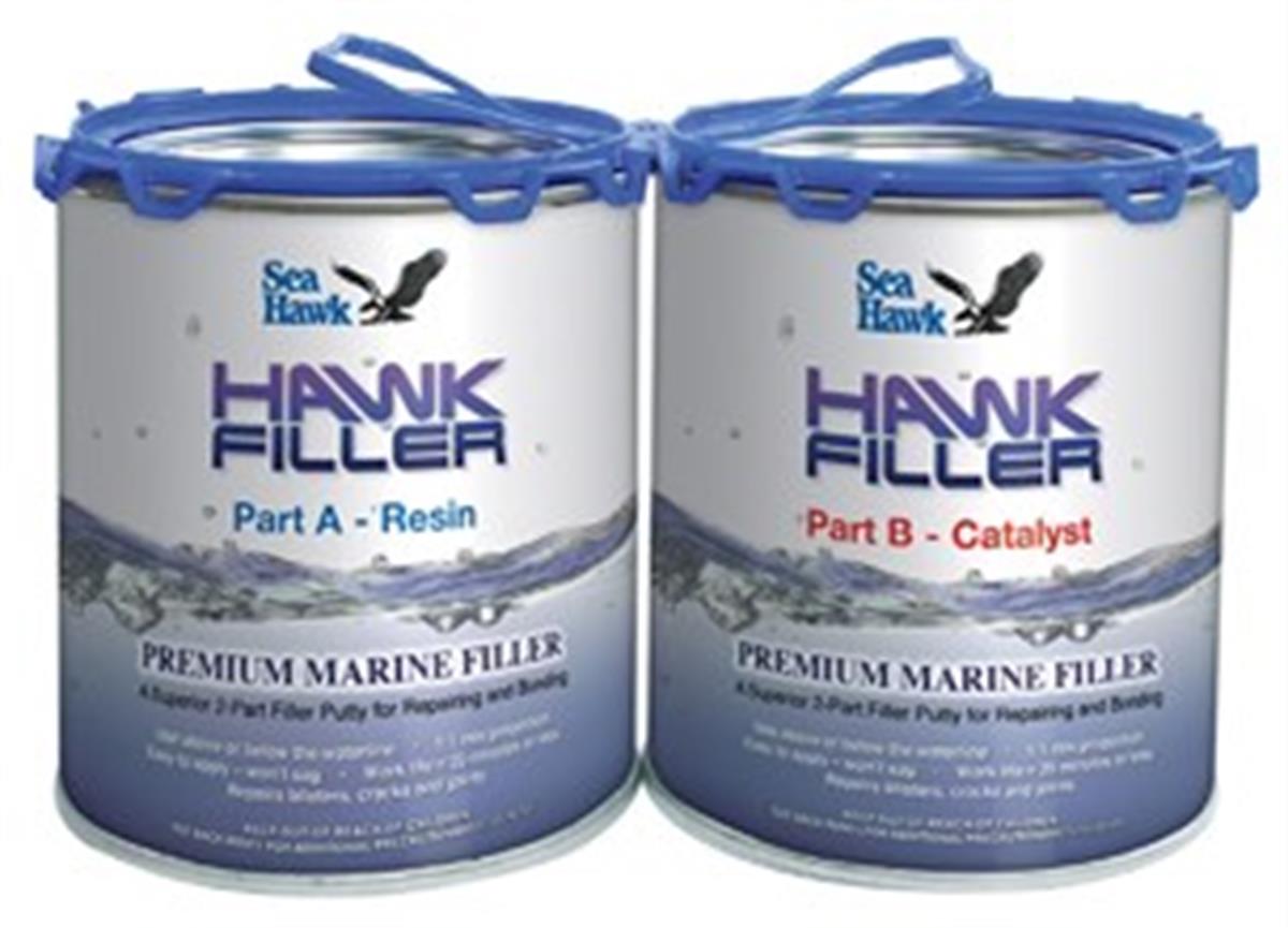 Sea Hawk Filler Epoksi Macun Quart Kit (0.95 Lt)