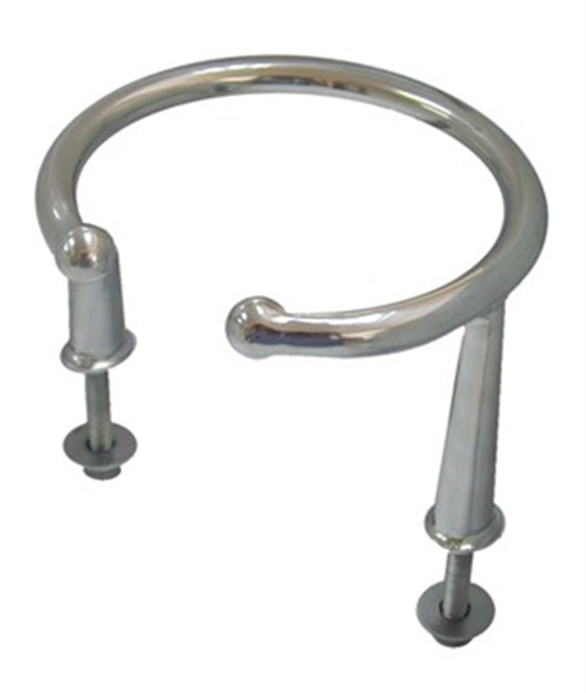 Tekli Paslanmaz Çelik Bardak tutucu Saplamalı