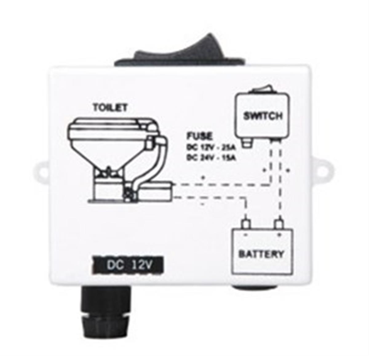 TMC Standart Tuvaletler için Kumanda Düğmesi 12V