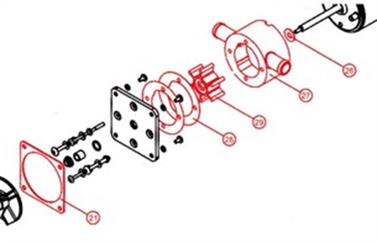 TMC Tuvalet Motoru Yedek Parça Seti