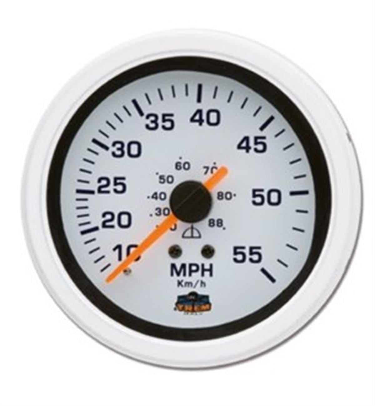 Trem sürat göstergesi 10-55MPH BEYAZ 