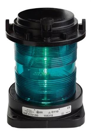 Aqua Signal 55 Serisi Pupa Seyir Feneri 24V Siyah