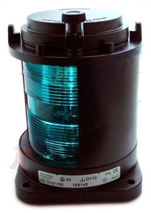 Aqua Signal 55 Serisi Sancak Seyir Feneri 24V Siyah