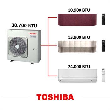 Toshiba Multi Klima 3 lü Kombinasyon 10