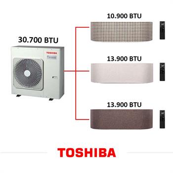 Toshiba Multi Klima 3 lü Kombinasyon 4