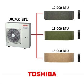 Toshiba Multi Klima 3 lü Kombinasyon 8
