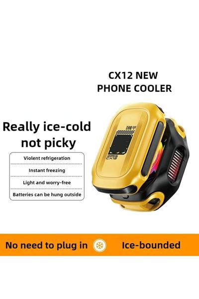  CX12 Manyetik Rgb Oyun Soğutucu, Pubg Için Powerbankli Kablosuz Radyatör Fan