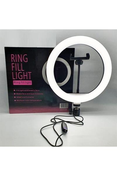 10 Inç Ring Light Sadece Halka Led 3 Renkli Ayarlanabilir Tiktok Youtuber Işığı