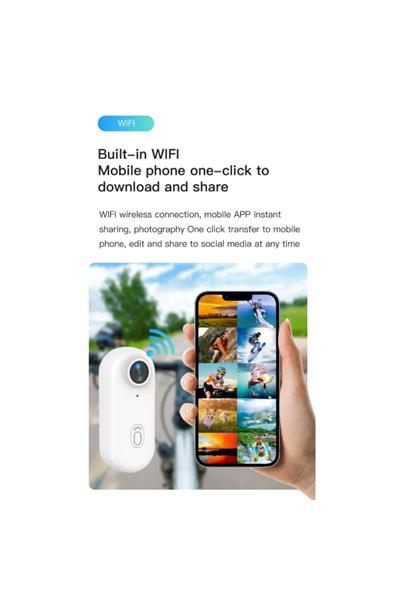 1080p Mini Aksiyon Kamerası Hd Spor Kamerası, Dijital Görüntü Sabitleme, Otomatik Pozlama