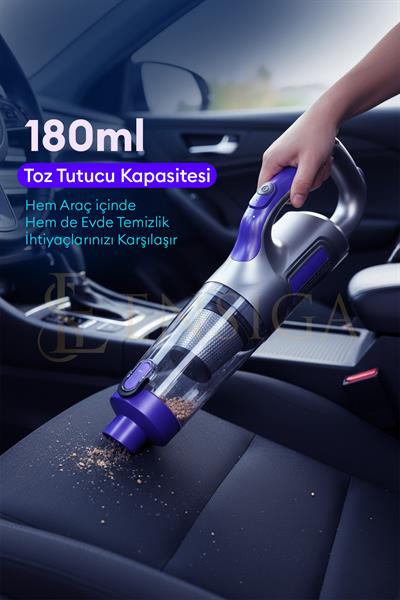16000 PA Araç içi ve Ev Süpürgesi