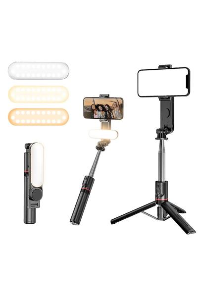 2m Ultra Uzun Evrensel Selfie Çubuğu Tripod Telefon Kamera için Tutucu Çok işlevli