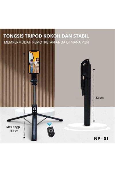 2m Ultra Uzun Evrensel Selfie Çubuğu Tripod Telefon Kamera için Tutucu Çok işlevli