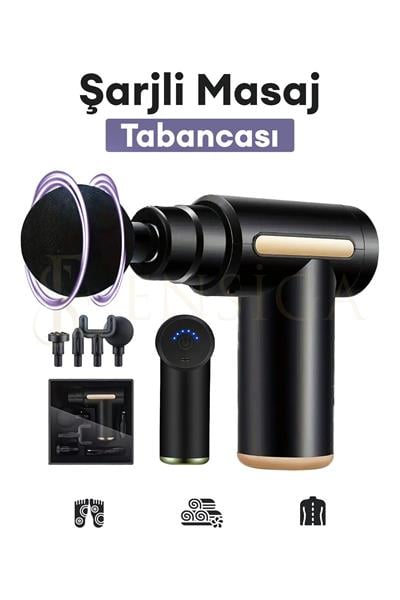 4 Başlıklı Yeni Nesil Şarjlı Masaj Cihazı Sporcu Masaj Aleti