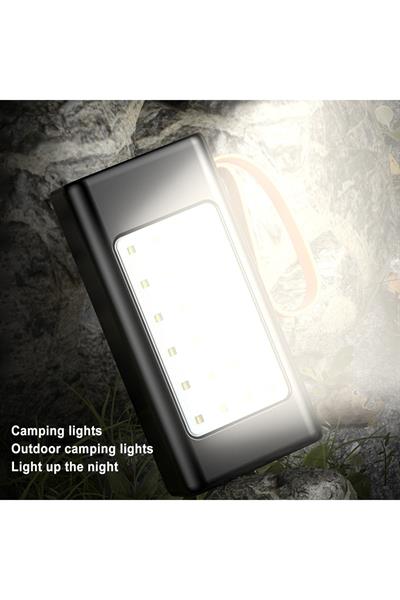 50.000mah Hızlı Şarj Powerbank Led Ekran Göstergeli Işıklı Batarya Şarj Aleti