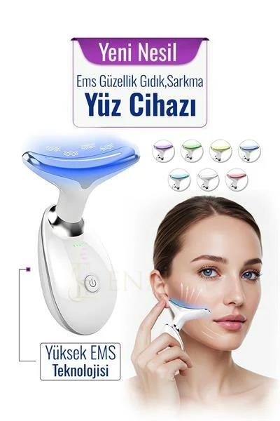 7 Modlu Yüz İçin Kırmızı Işık Terapisi Kırışıklık Giderici Ems Güzellik Gıdık,Sarkma,Yüz Cihazı