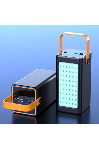 70.000mah Hızlı Şarj Powerbank Led Ekran Göstergeli Işıklı Batarya Şarj Aleti