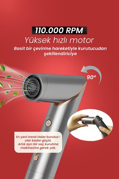 9in1 Premium Lux Kalite Airwrap Multi-styler Sıcak-Soğuk Hava Üflemeli Saç Şekillendirme Cihazı