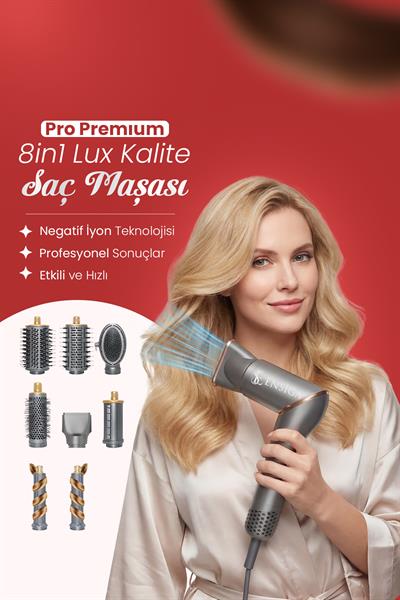 9in1 Premium Lux Kalite Airwrap Multi-styler Sıcak-Soğuk Hava Üflemeli Saç Şekillendirme Cihazı