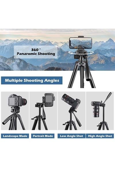 A Plus Tripod 175 Cm Profesyonel Telefon Kamera Tutucu Çantalı Tripod