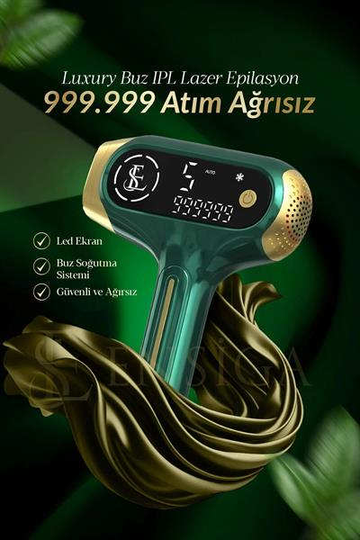 Ağrısız Buzlu 999.999 Atım Otomatik Vücut Yüz Kuvars Lamba IPL Lazer Epilasyon Cihazı
