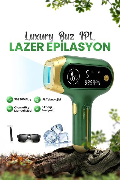 Ağrısız Buzlu 999.999 Atım Otomatik Vücut Yüz Kuvars Lamba IPL Lazer Epilasyon Cihazı