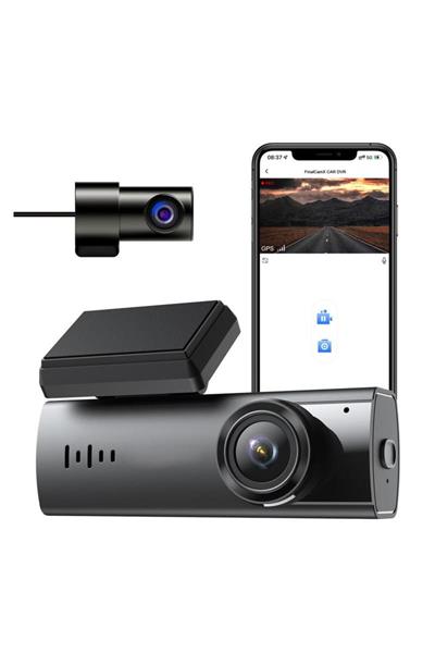Araç içi kamera ön arka kamera 2K+1K WiFi GPS sürüş kaydedici ön panel kamerası park monitörü WDR