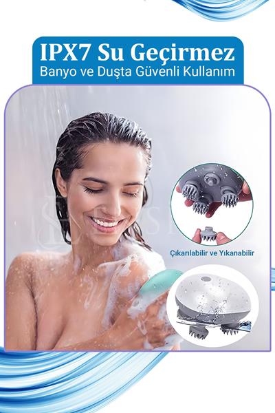 Baş Saç Yüz Vücut Masaj Aleti Çok Fonksiyonlu Saç Derisi Sağlık Bakımı İçin Saç Masaj Aleti