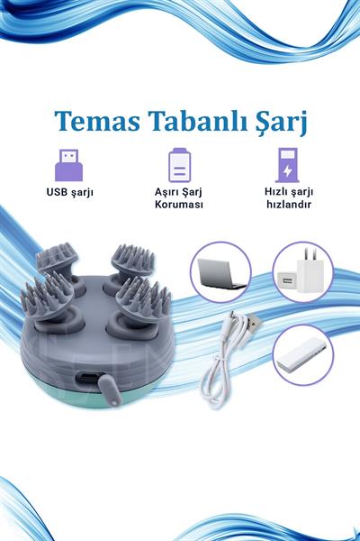 Baş Saç Yüz Vücut Masaj Aleti Çok Fonksiyonlu Saç Derisi Sağlık Bakımı İçin Saç Masaj Aleti