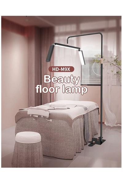 Beauty Kirpik Dövme için 36 İnç Yarım Ay Lamba Ayarlanabilir Parlaklık ve Yükseklik Soğuk Sıcak LED
