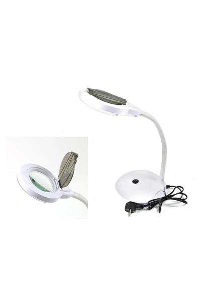 Büyüteçli Masa Lambası LED Beauty Güzellik Salonu Ev İnce İşçilik Büyüteç Işık 5x