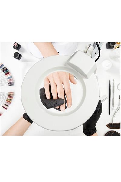 Büyüteçli Mengene Sıkıştırmalı Masa LED Soğuk Işık Yüz Bakımı Güzellik Tatto Masaüstü Lambası