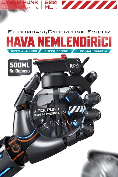Cyberpunk E-spor Masaüstü Dekorasyon Bombası Nemlendirici Alev Spreyi Yaratıcı Difüzör