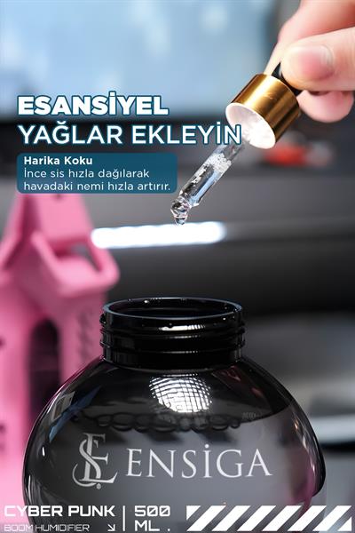 Cyberpunk E-spor Masaüstü Dekorasyon Bombası Nemlendirici Alev Spreyi Yaratıcı Difüzör