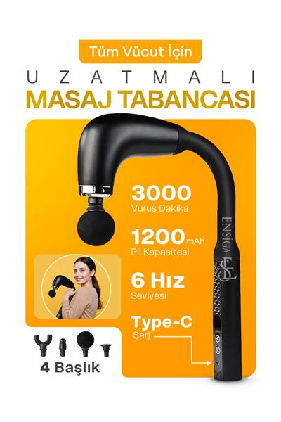 Derin Kas Gevşeticili Mini Vurmalı Kas Masaj Tabancası