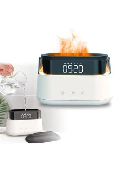 Dijital Saat Göstergeli   150 ml Kapasiteli  Aroma Yayıcı Hava Nemlendiricisi