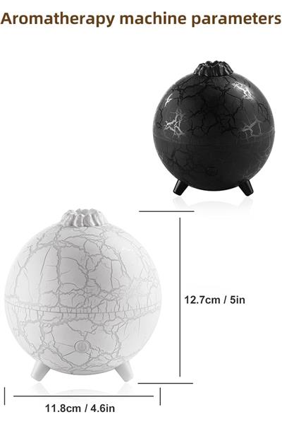 Elektrikli Aroma Difüzör, USB Sessiz Koku Bitki Şekli 200 Ml 7 Renk LED Işık Koku Ofis Için Şık