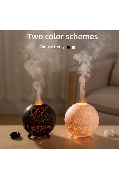 Elektrikli Aroma Difüzör, USB Sessiz Koku Bitki Şekli 200 Ml 7 Renk LED Işık Koku Ofis Için Şık