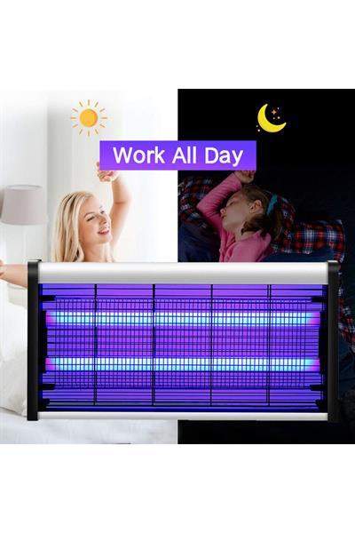 Elektrikli Led Sivrisinek Sinek Böcek Yok Edici Hem Gece Lambası Hem Haşere Engelleyici