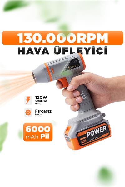 Ensiga 130,000RPM 120W ÇİFT BATARYALI HAVA ÜFLEYİCİ
