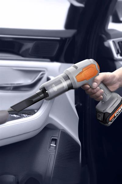 Güçlü Vakumlu ve Üflemeli Araç İçi Süpürge 20.000pA |120W güç -10.000mah+15.000mah pil