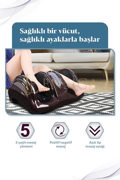 Hava Sıkıştırmalı Ovmalı Bacak Ayak Kol Derin Yoğurmalı Masaj Aleti