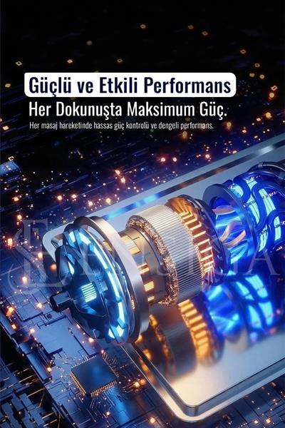 Isıtmalı 16 Başlıklı Elektrikli Masaj Aleti – Boyun Omuz Sırt Titreşimli Taşınabilir Masaj Cihazı