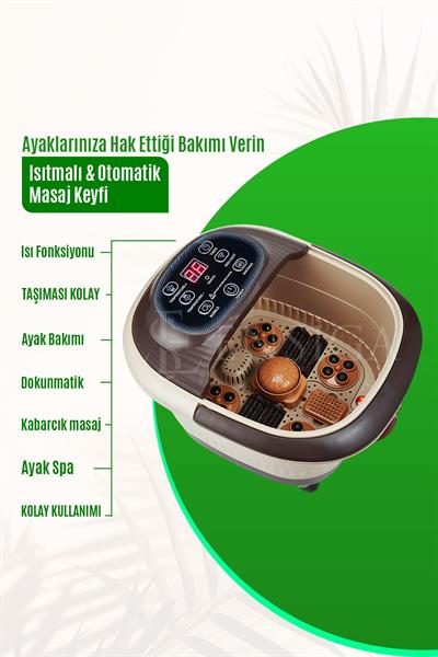 Isıtmalı ve Otomatik Ayak Masaj Cihazı