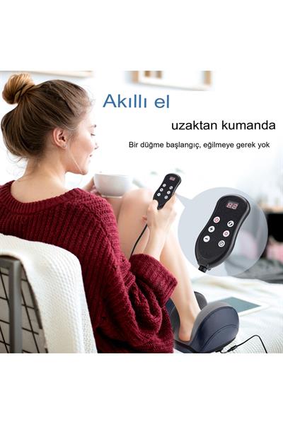 Kablosuz 3D Ayak & Baldır Masaj Aleti, Derin Yoğurma & Isıtma Rahatlama Elastomer Bacak Masaj Aleti