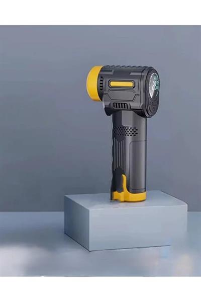 Kablosuz Dijital Hava Kompresörü Şarjlı Mini Lastik Şişirme Pompası LED Işıklı Taşınabilir 150 PSI
