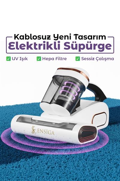 Kablosuz Yeni Tasarım UV Işık ve Hepa Filtre ile OEM Yatak Temizleyici Yatak Toz Elektrikli Süpürge